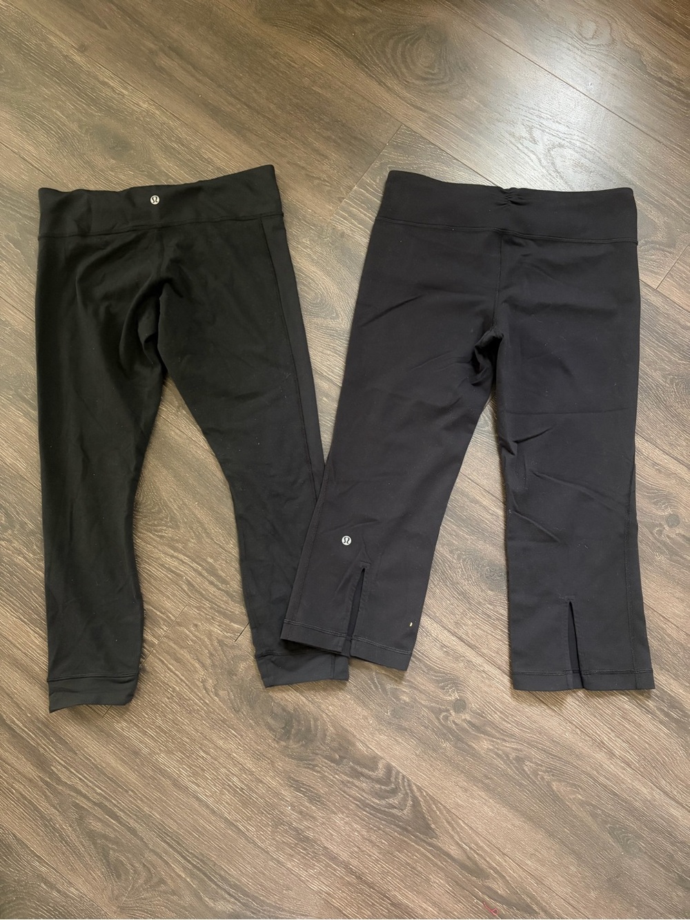 lululemon athletica Black Cropped Athletic Leggings - Set of 2